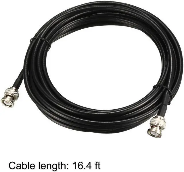 Alt view image 4 of 4 - RG58 Coaxial Cable with BNC Male to BNC Male Connectors 50 Ohm 16.4 ft