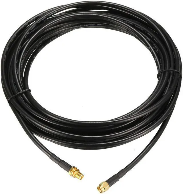 Main image of Antenna Extension Cable RP-SMA Male to RP-SMA Female Coax Cable 26 Ft RG58