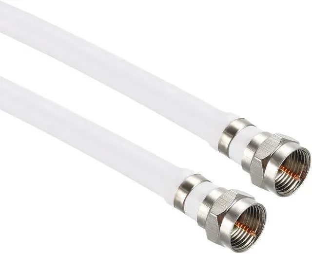 Alt view image 3 of 4 - RG6 Coaxial Cable With F Type Male to F Type Male Connectors 3 ft