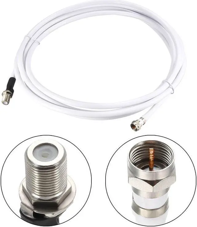 Main image of RG6 Coax Cable F Type Male to F Type Female Coaxial Cable 15 Feet