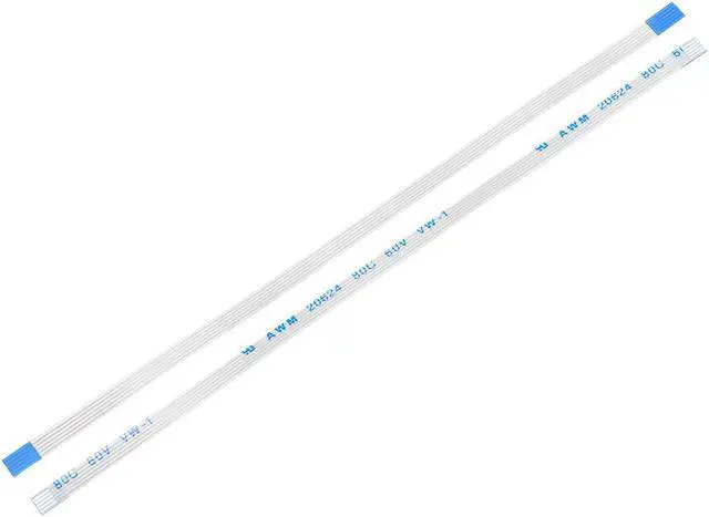 Main image of Flexible Flat Cable, 5 Pins 0.5mm Pitch 120mm FPC FFC Flexible Ribbon Cable for LCD TV Car Audio DVD Player Laptop 5Pcs (A Type)