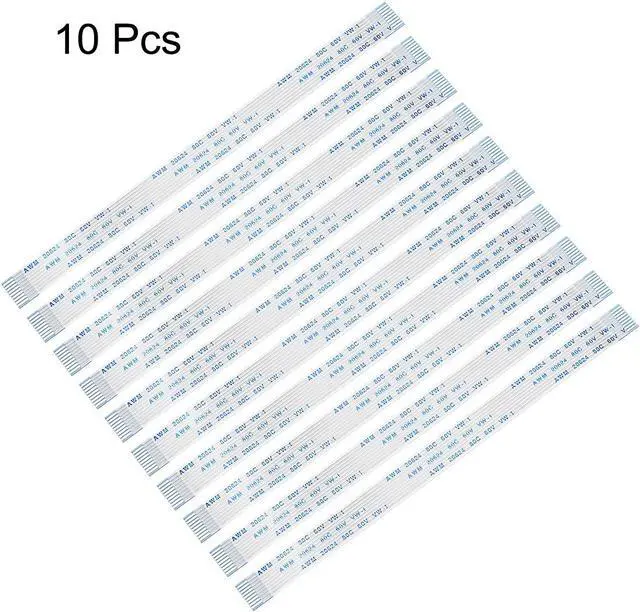 Alt view image 3 of 5 - Flexible Flat Cable,150mm 1mm Pitch 9 Pins FPC FFC Flexible Ribbon Cable for LCD TV Car Audio DVD Player 10Pcs (A type)