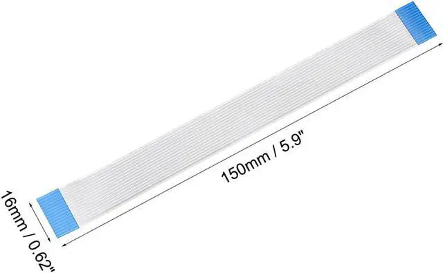 Alt view image 3 of 4 - Flexible Flat Cable,150mm 1mm Pitch 15 Pins FPC FFC Flexible Ribbon Cable for LCD TV Car Audio DVD Player 10Pcs (A type)