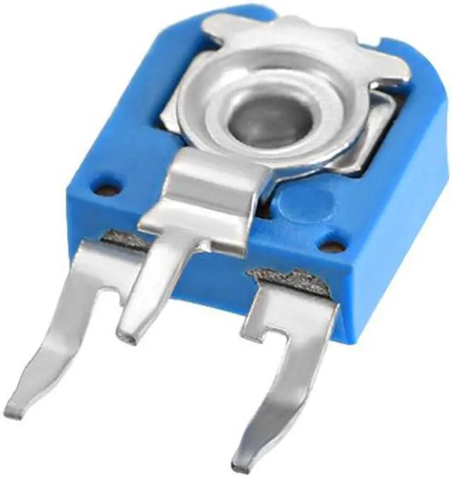 Alt view image 3 of 4 - Trimmer Potentiometer 5K Ohm Top Adjustment Horizontal Variable Resistors 10Pcs