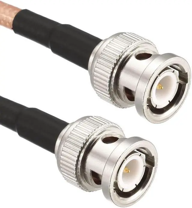 Alt view image 3 of 7 - RG6 Coaxial Cable With F Type Male to F Type Male Connectors 1 ft 2pcs