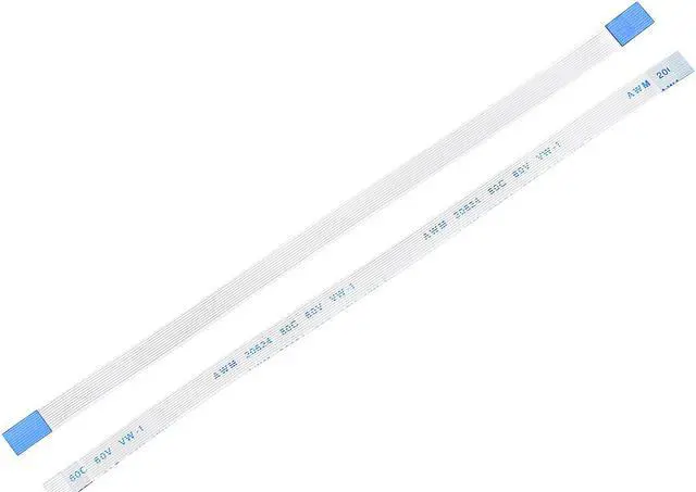 Main image of Flexible Flat Cable, 10 Pins 0.5mm Pitch 150mm FPC FFC Flexible Ribbon Cable for LCD TV Car Audio DVD Player Laptop 20Pcs (A Type)