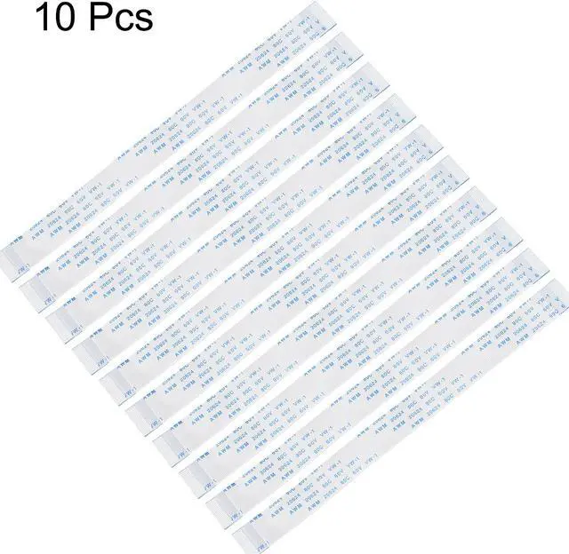 Alt view image 2 of 4 - Flexible Flat Cable, 24 Pins 0.5mm Pitch 150mm FPC FFC Flexible Ribbon Cable for LCD TV Car Audio DVD Player Laptop 10Pcs (A Type)