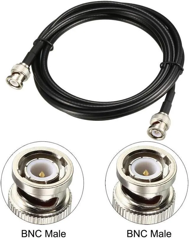 Alt view image 2 of 4 - RG58 Coaxial Cable with BNC Male to BNC Male Connectors 50 Ohm 6.6 ft 2pcs