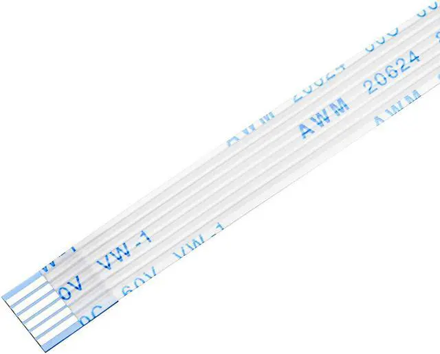 Alt view image 5 of 5 - Flexible Flat Cable,150mm 1mm Pitch 6 Pins FPC FFC Flexible Ribbon Cable for LCD TV Car Audio DVD Player 10Pcs (A type)
