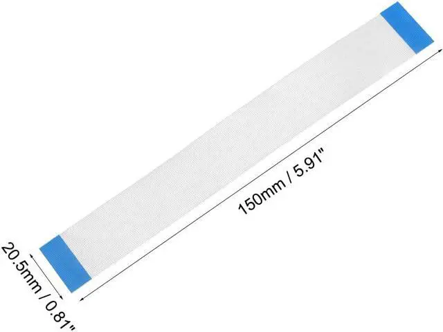 Alt view image 3 of 4 - Flexible Flat Cable, 40 Pins 0.5mm Pitch 150mm FPC FFC Flexible Ribbon Cable for LCD TV Car Audio DVD Player Laptop 5Pcs (A Type)