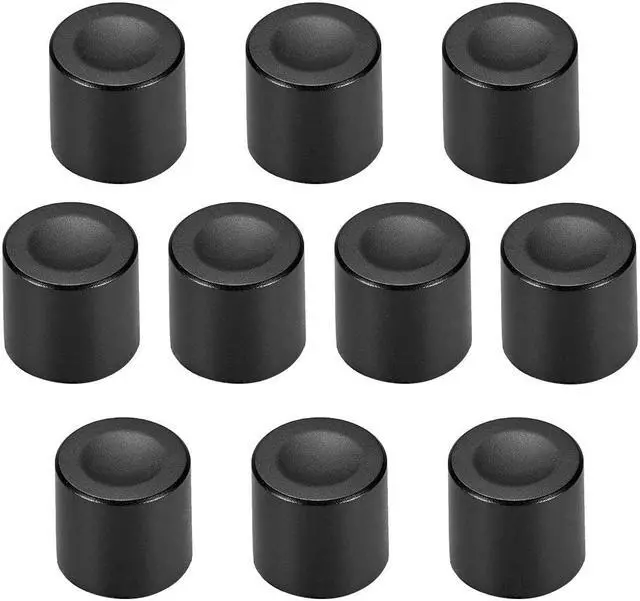 Main image of 10pcs,Potentiometer Control Knobs For Electric Guitar Acrylic Volume Tone Knobs Black D type 6mm