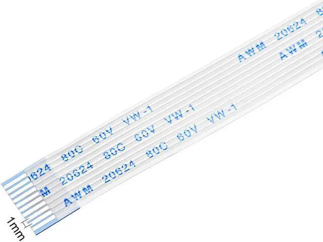 Alt view image 4 of 4 - Flexible Flat Cable,150mm 1mm Pitch 10 Pins FPC FFC Flexible Ribbon Cable for LCD TV Car Audio DVD Player Laptop 10Pcs (A type)
