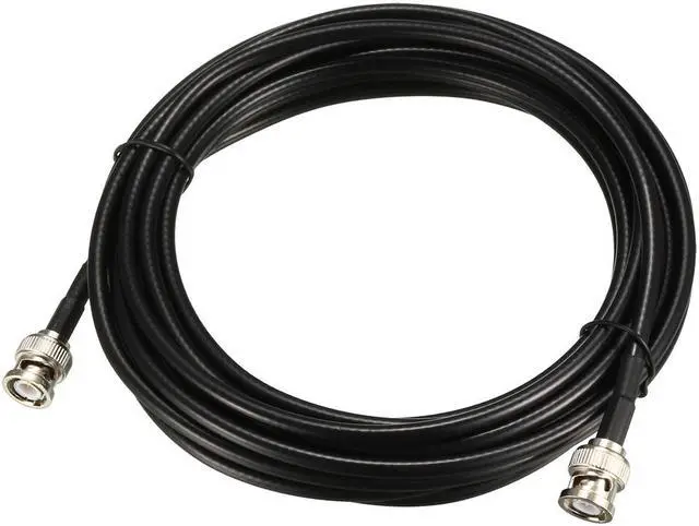 Main image of RG58 Coaxial Cable with BNC Male to BNC Male Connectors 50 Ohm 15 ft