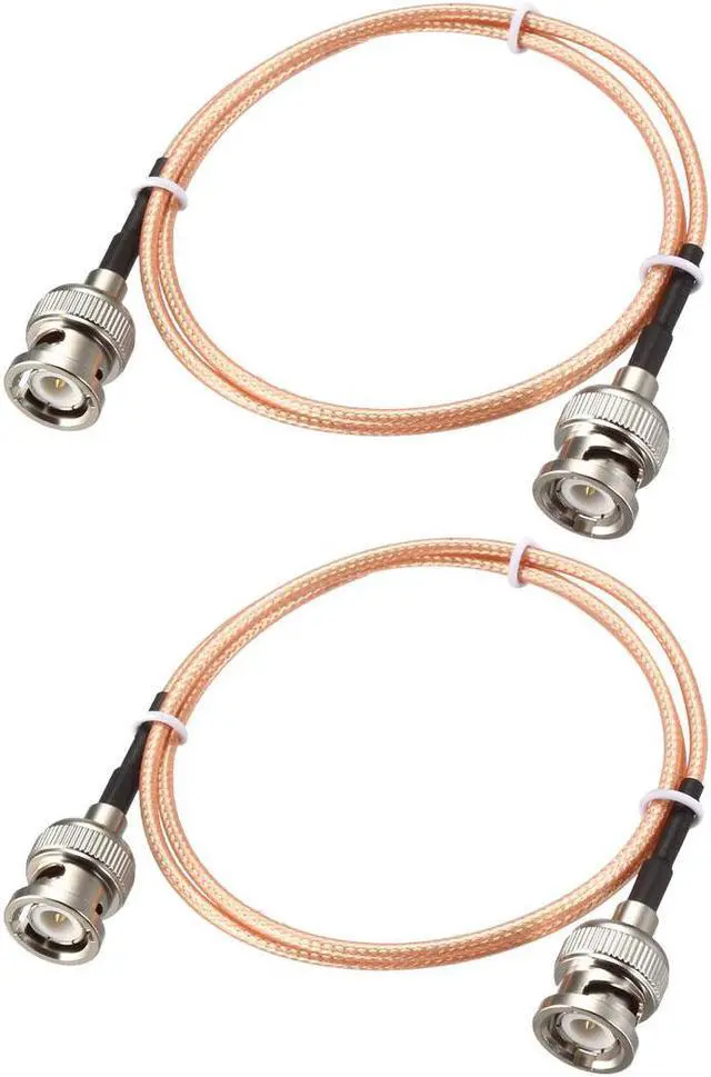 Main image of BNC Male to BNC Male Coax Cable RG316 RF Coaxial Cable 50 ohm 2 Feet 2pcs