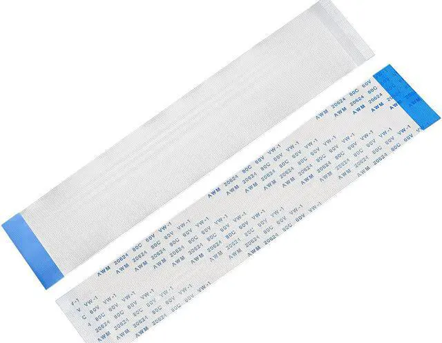 Main image of Flexible Flat Cable, 60 Pins 0.5mm Pitch 150mm FPC FFC Flexible Ribbon Cable for LCD TV Car Audio DVD Player Laptop 5Pcs (B Type)