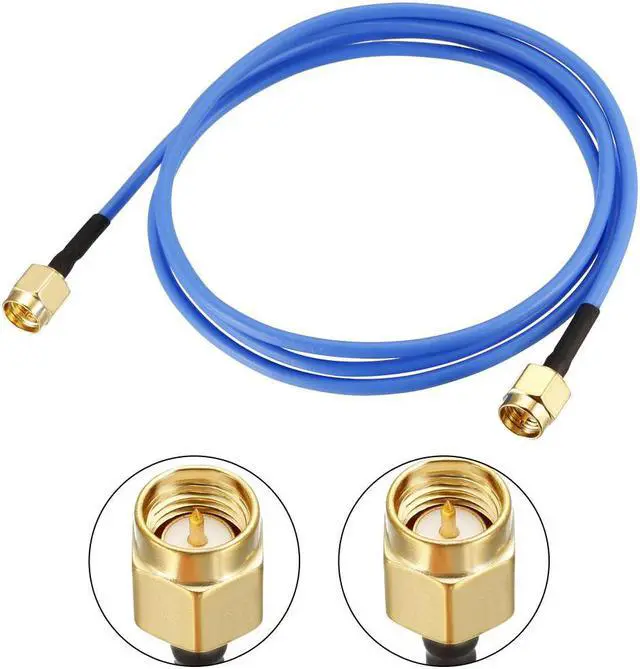 Alt view image 2 of 4 - SMA Male to SMA Male Coaxial Cable 50 ohm 0.9M/2.95Ft RG405 2pcs