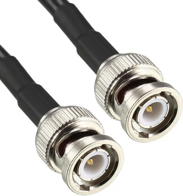 Alt view image 3 of 4 - RG58 Coaxial Cable with BNC Male to BNC Male Connectors 50 Ohm 6.6 ft 2pcs