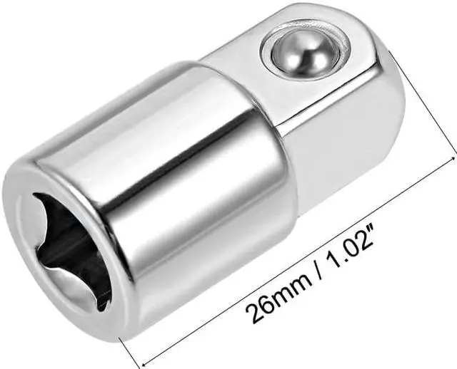 Alt view image 2 of 5 - Socket Adapter 1/4-Inch Drive(F) to 3/8-Inch Drive(M), Cr-V