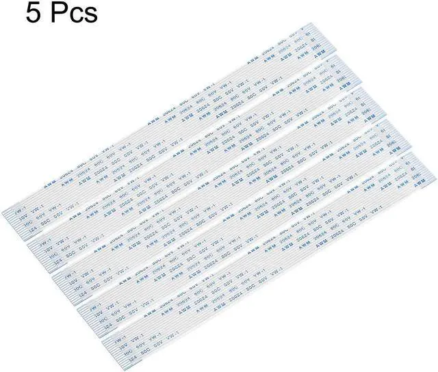 Alt view image 2 of 4 - Flexible Flat Cable,150mm 1mm Pitch 16 Pins FPC FFC Flexible Ribbon Cable for LCD TV Car Audio DVD Player 5Pcs (A type)