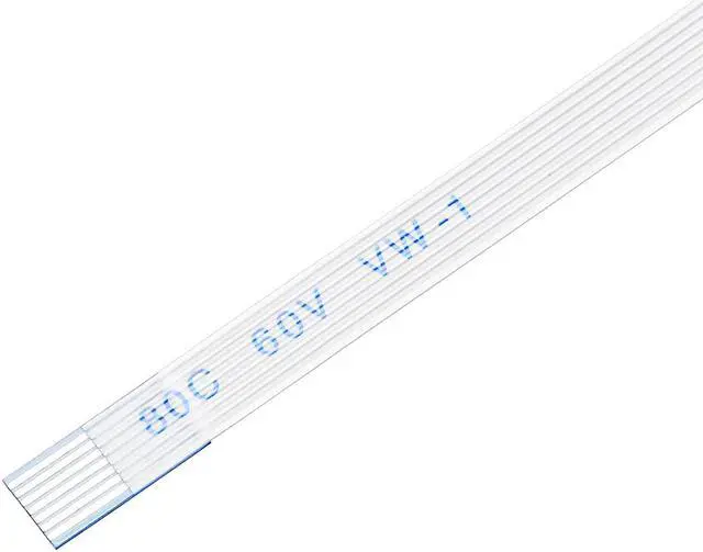 Alt view image 4 of 4 - Flexible Flat Cable, 7 Pins 0.5mm Pitch 150mm FPC FFC Flexible Ribbon Cable for LCD TV Car Audio DVD Player Laptop 5Pcs (A Type)