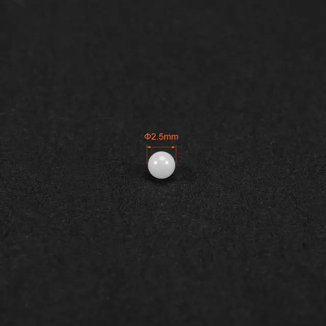 Main image of 2.5mm Ceramic Bearing Balls, ZRO2 Zirconium Oxide Ball G10 Precision 10pcs