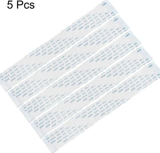 Alt view image 2 of 4 - Flexible Flat Cable, 40 Pins 0.5mm Pitch 150mm FPC FFC Flexible Ribbon Cable for LCD TV Car Audio DVD Player Laptop 5Pcs (A Type)