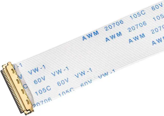 Alt view image 4 of 4 - Flexible Flat Cable, 30 Pins 0.5mm Pitch 400mm FPC FFC Flexible Ribbon Cable for LCD TV Car Audio DVD Player Laptop (A Type)