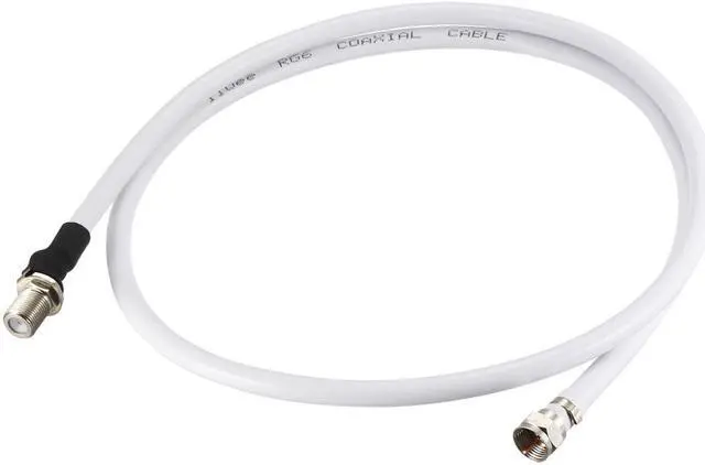 Main image of RG6 Coax Cable F Type Male to F Type Female Coaxial Cable 4 Feet