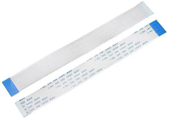 Main image of Flexible Flat Cable,150mm 1mm Pitch 16 Pins FPC FFC Flexible Ribbon Cable for LCD TV Car Audio DVD Player 5Pcs (B type)