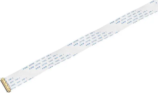 Main image of Flexible Flat Cable, 30 Pins 0.5mm Pitch 200mm FPC FFC Flexible Ribbon Cable for LCD TV Car Audio DVD Player Laptop (A Type)