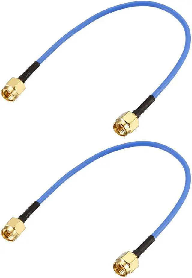 Main image of SMA Male to SMA Male Coaxial Cable 50 ohm 0.15M/0.5Ft RG405 2pcs