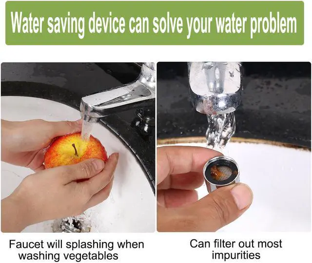 Alt view image 4 of 7 - 5pcs M18 Faucet Aerators Universal Female Faucet Aerator Nozzle Replacement Part for Lavatory Kitchen Sink Faucet Bidet Faucet