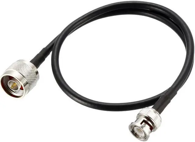 Main image of N Male to BNC Male Coax Cable Low Loss RG58 Coaxial Cable for Ham Radio 20 Inch