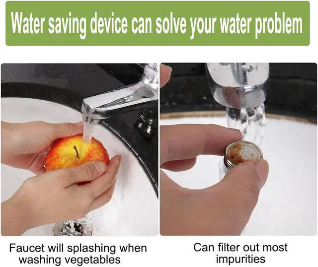 Alt view image 4 of 7 - 3pcs 18mm Faucet Aerators Universal Male Faucet Replacement Part for Bathroom Lavatory Kitchen Sinks Faucet Bidet Faucet