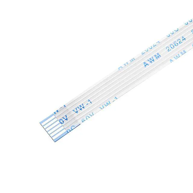 Alt view image 4 of 4 - Flexible Flat Cable,150mm 1mm Pitch 6 Pins FPC FFC Flexible Ribbon Cable for LCD TV Car Audio DVD Player 5Pcs (A type)