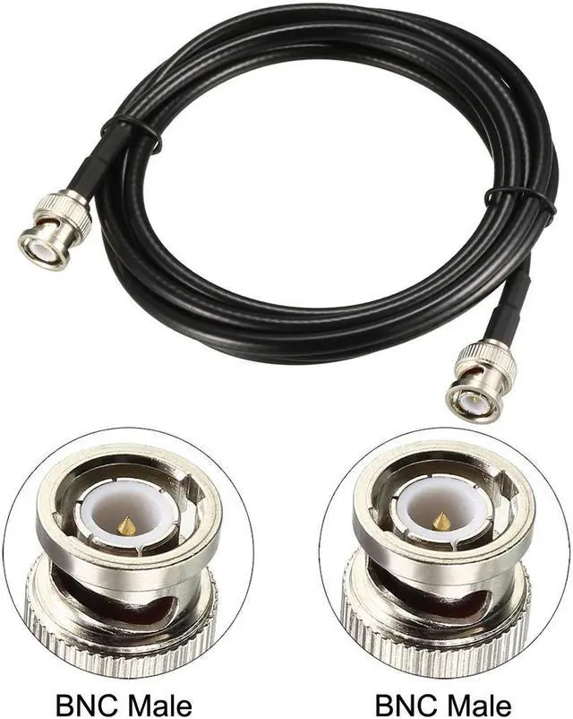 Alt view image 2 of 4 - RG58 Coaxial Cable with BNC Male to BNC Male Connectors 50 Ohm 10 ft 2pcs