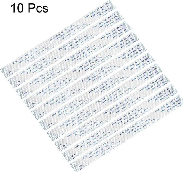 Alt view image 2 of 4 - Flexible Flat Cable,150mm 1mm Pitch 12 Pins FPC FFC Flexible Ribbon Cable for LCD TV Car Audio DVD Player 10Pcs (A type)