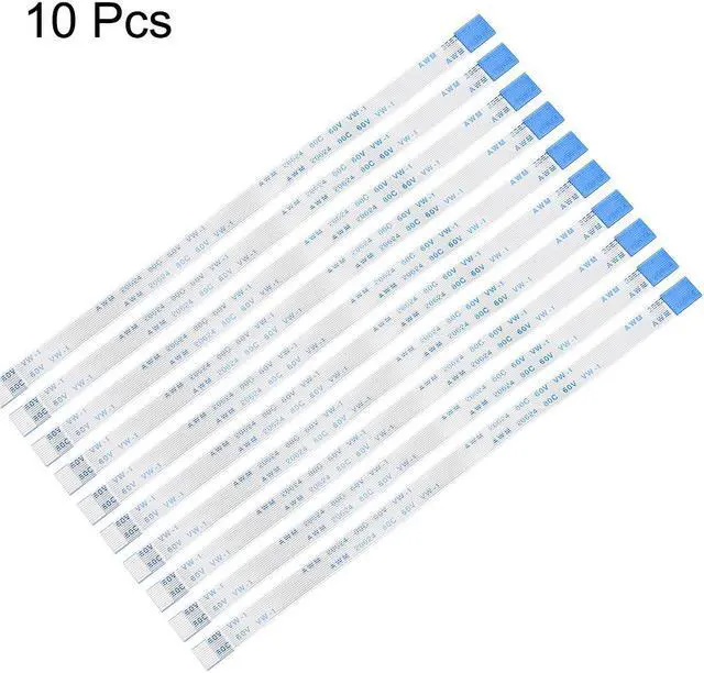 Alt view image 2 of 4 - Flexible Flat Cable, 12 Pins 0.5mm Pitch 150mm FPC FFC Flexible Ribbon Cable for LCD TV Car Audio DVD Player Laptop 10Pcs (B Type)