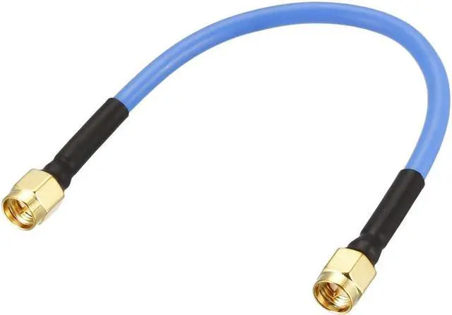 Main image of SMA Male to SMA Male Right Angle Coaxial Cable 50 ohm 0.15M/0.5Ft RG402