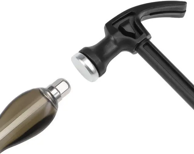 Alt view image 6 of 6 - 7mm Slotted Impact Screwdriver, 4-Inch Keystone Demolition Driver Magnetic