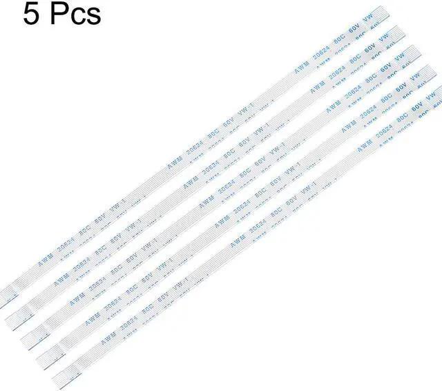 Alt view image 2 of 4 - Flexible Flat Cable, 8 Pins 0.5mm Pitch 150mm FPC FFC Flexible Ribbon Cable for LCD TV Car Audio DVD Player Laptop 5Pcs (A Type)