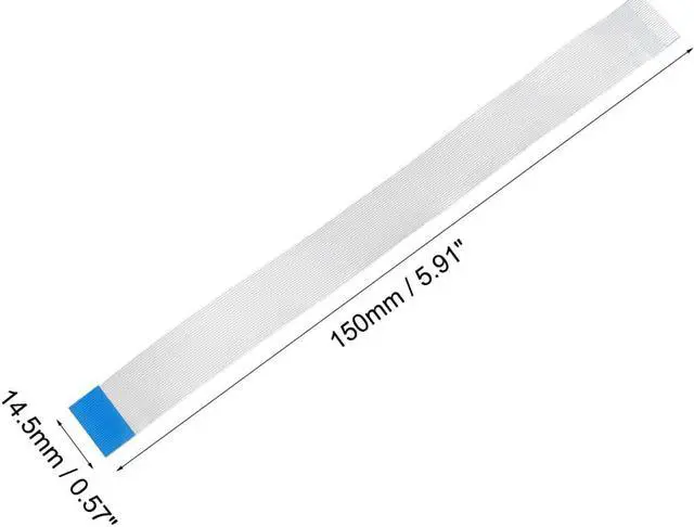 Alt view image 3 of 4 - Flexible Flat Cable, 28 Pins 0.5mm Pitch 150mm FPC FFC Flexible Ribbon Cable for LCD TV Car Audio DVD Player Laptop 5Pcs (B Type)