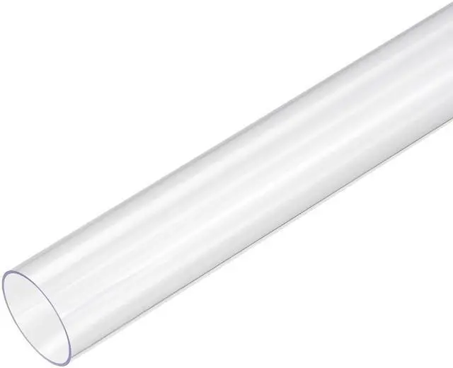 Main image of PVC Rigid Round Tubing,Clear,23mm ID x 25mm OD,0.5M/1.64Ft Length,3pcs