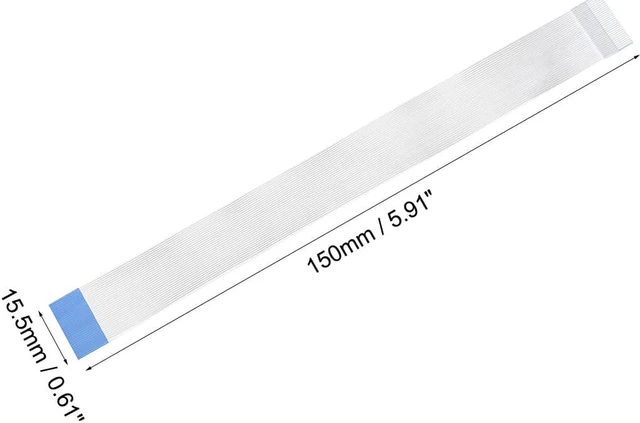 Alt view image 3 of 5 - Flexible Flat Cable, 30 Pins 0.5mm Pitch 150mm FPC FFC Flexible Ribbon Cable for LCD TV Car Audio DVD Player Laptop 10Pcs (B Type)
