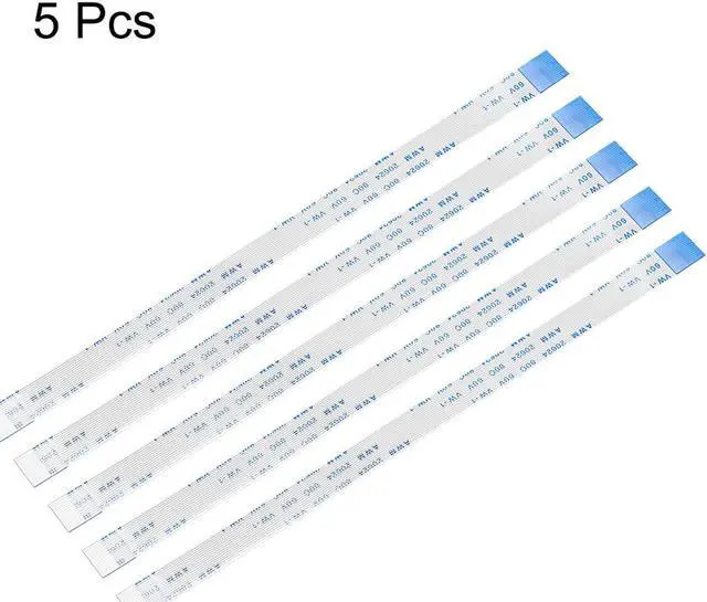 Alt view image 2 of 4 - Flexible Flat Cable, 15 Pins 0.5mm Pitch 150mm FPC FFC Flexible Ribbon Cable for LCD TV Car Audio DVD Player Laptop 5Pcs (B Type)