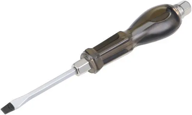 Main image of 7mm Slotted Impact Screwdriver, 4-Inch Keystone Demolition Driver Magnetic