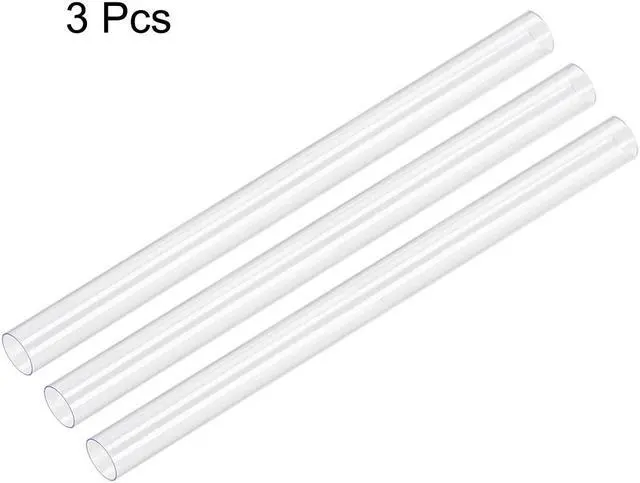 Alt view image 3 of 3 - PVC Rigid Round Tubing,Clear,30mm ID x 32mm OD,0.5M/1.64Ft Length,3pcs