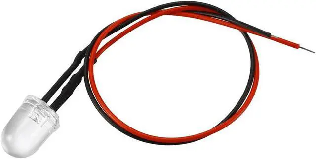 Alt view image 2 of 5 - Prewired LED Light , DC 3-6V 20mA - 10mm Emerald-Green Pre-Wired Diodes Lamp for DIY Boat Parties 10pcs