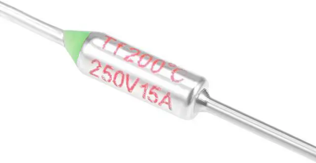 Alt view image 3 of 3 - Thermal Fuse 250V 15A TF 200 Celsius Degree Temperature Electrical Circuit Cutoff 5pcs