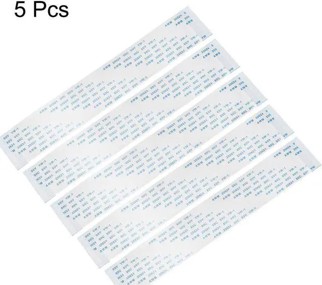 Alt view image 2 of 4 - Flexible Flat Cable, 50 Pins 0.5mm Pitch 150mm FPC FFC Flexible Ribbon Cable for LCD TV Car Audio DVD Player Laptop 5Pcs (A Type)